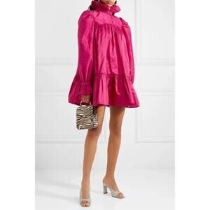 Avavav Ruffled Velvet Dress